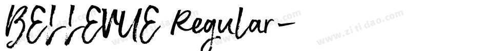 BELLEVUE Regular字体转换